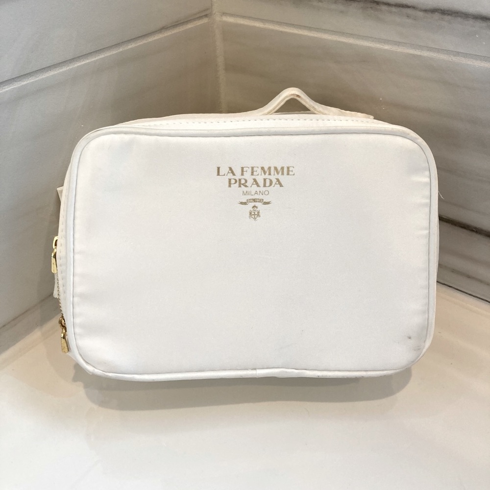 Prada makeup bag